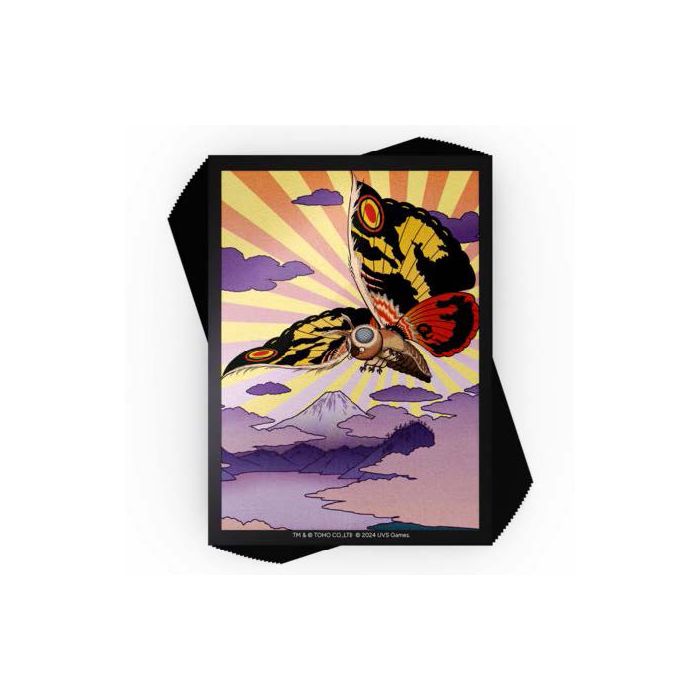 universus card sleeves Godzilla Sleeves: Mothra sized trading cards (up to 64 x 90mm) and are perfect for casual play or competitive battles UniVersus CCG: 