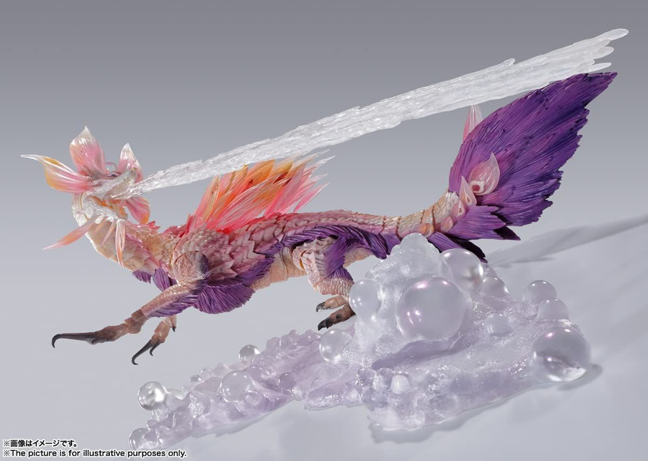Bandai S.H.MonsterArts Mizutsune Monster Hunter Rise Figure