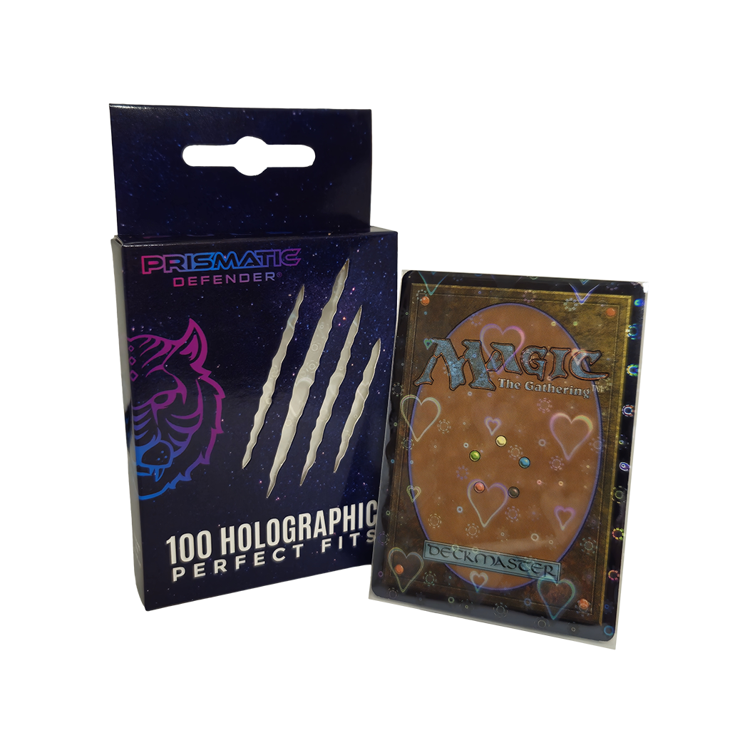 luna prismatic card sleeves DEFENDER Particle Holographic Perfect Fits 100 Pack Standard Size Foil Inner for TCG & Trading Cards Compatible with Magic The Gathering (MTG), Lorcana, Digimon : Toys & Games Theyre also compatible with other standard Wear your heart on your