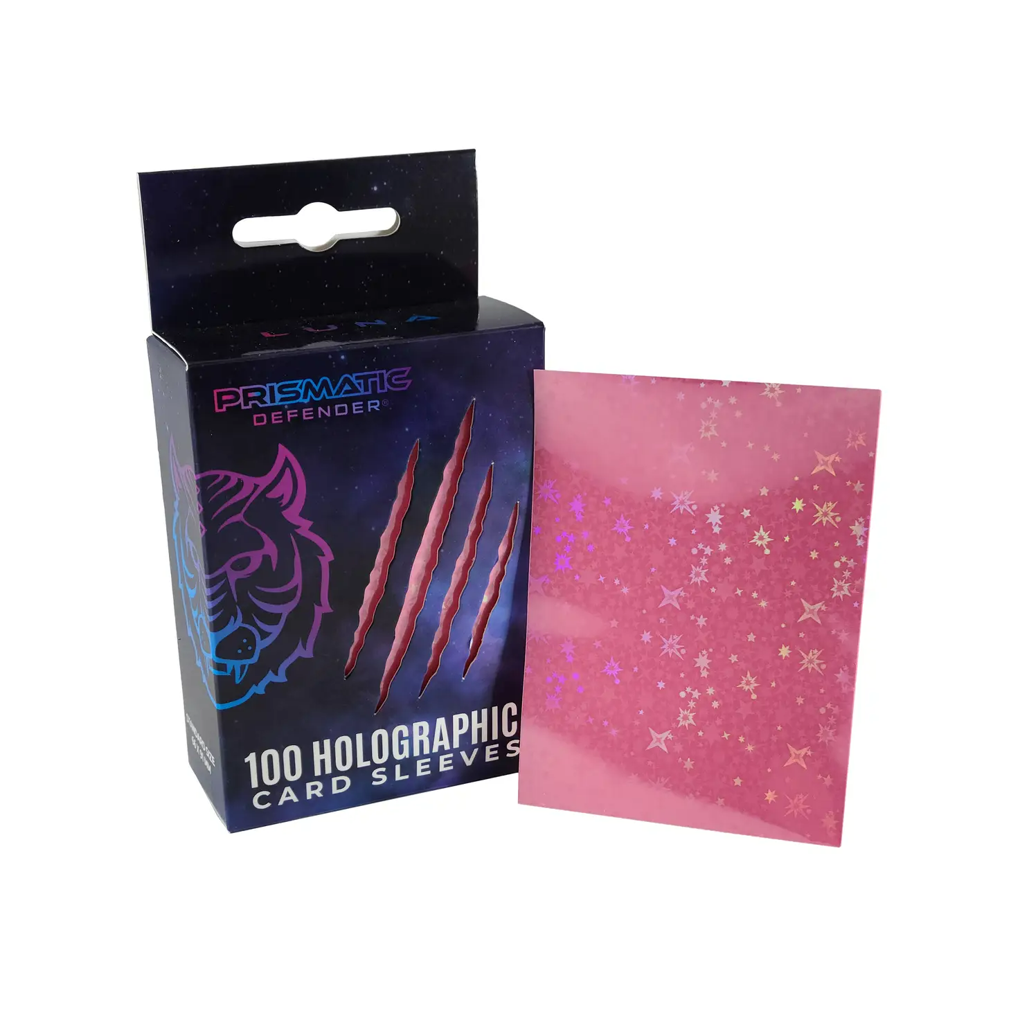 Prismatic Defender Holographic Card Sleeves Stars Design Standard Size Luna  | Valkyries Vault