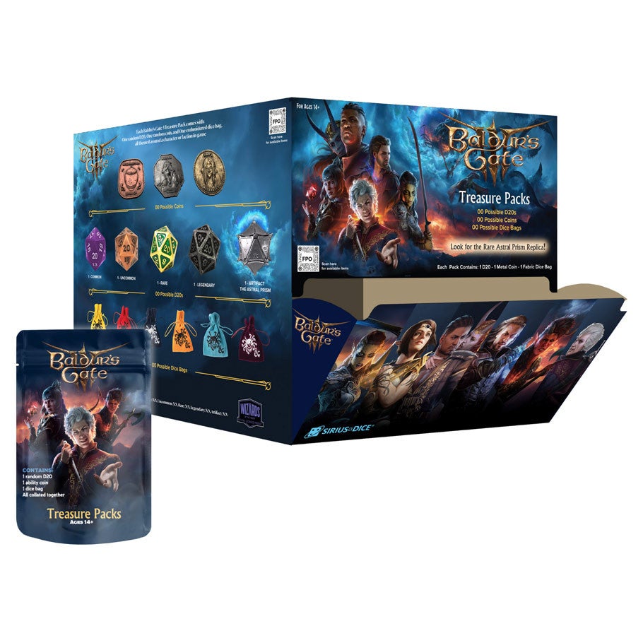 Dungeons & Dragons: Baldur's Gate 3 Treasure Packs | Valkyries Vault