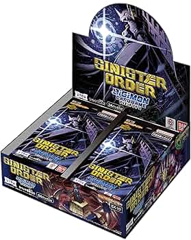 sinister order booster box Digimon: (EX10) [x12] Case Each pack contains a random selection of cards featuring menacing Digimon and powerful strategies to dominate your matches Booster Box Prices | Digimon
