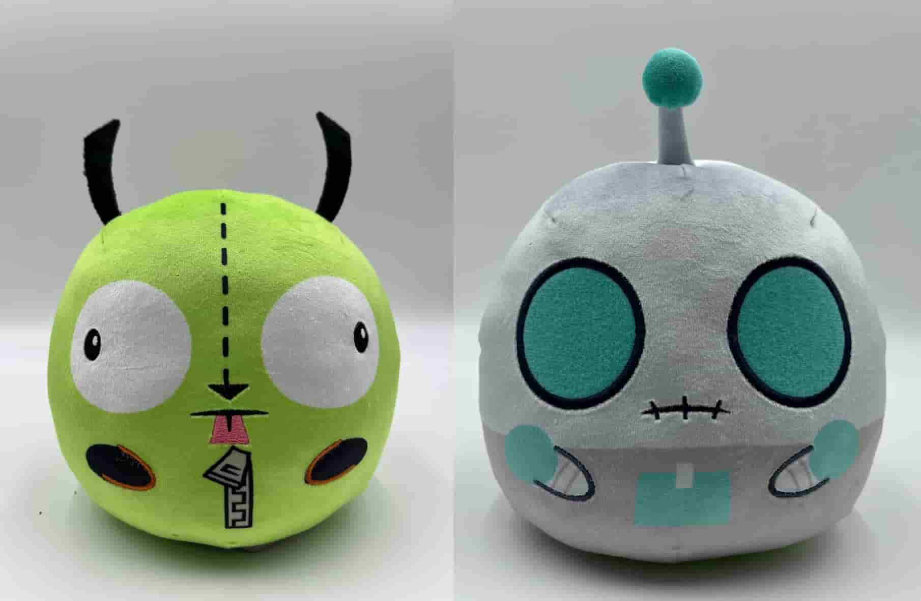 Plushiverse Reversible Plushie 6in Gir Happy Green Gray Valkyries Vault