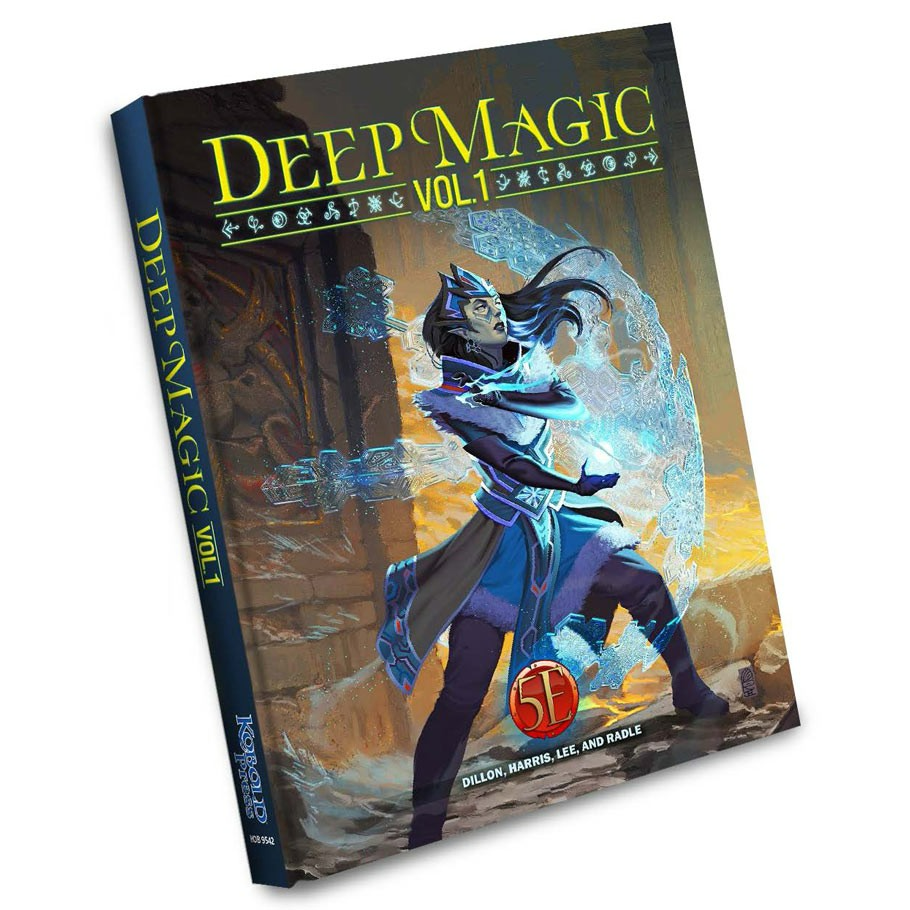 Deep Magic Volume 1 for 5th Edition - Kobold Press, Player Options, Black  Flag Reference Document